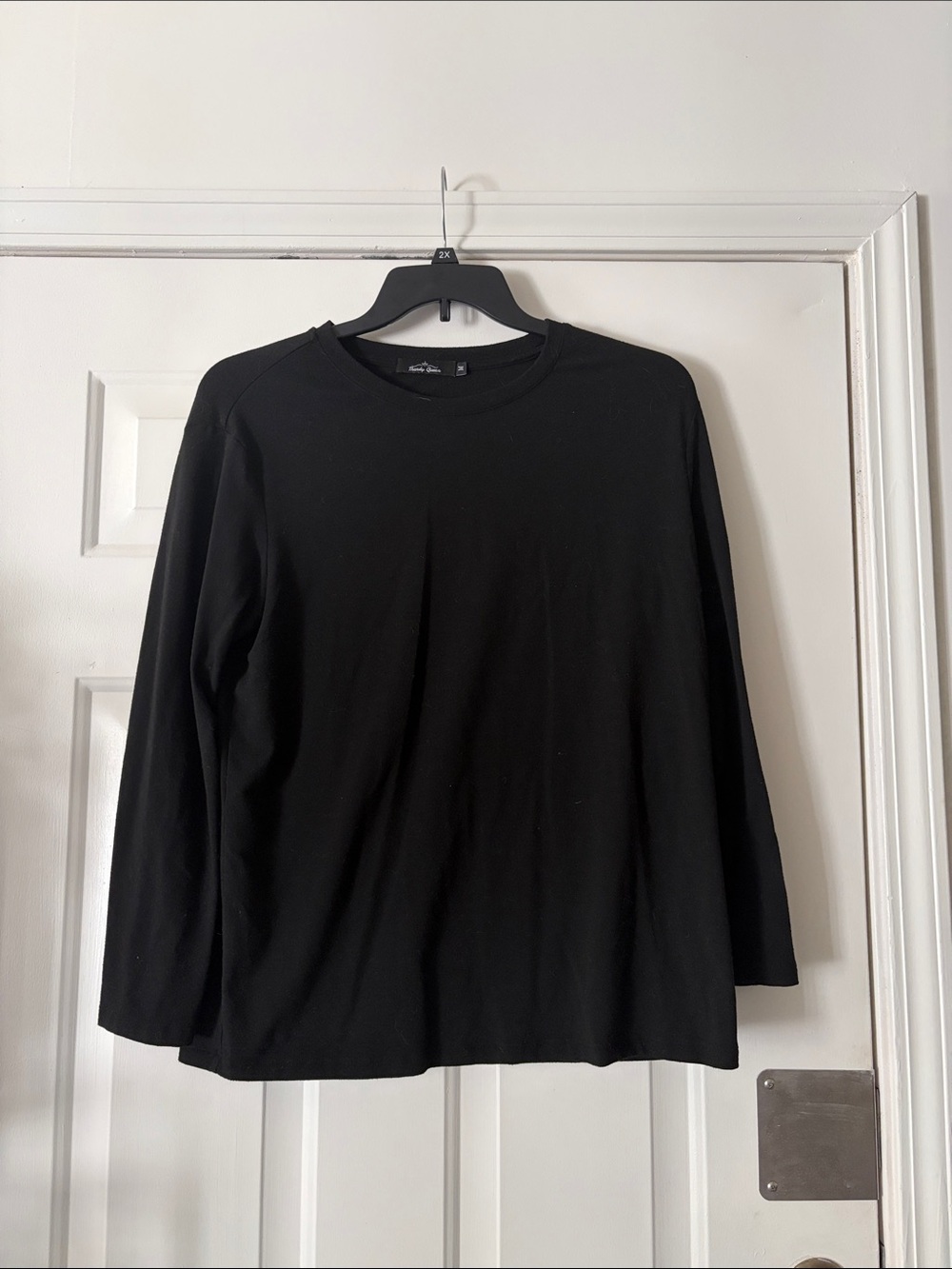 Oversized Black Long Sleeve Tee